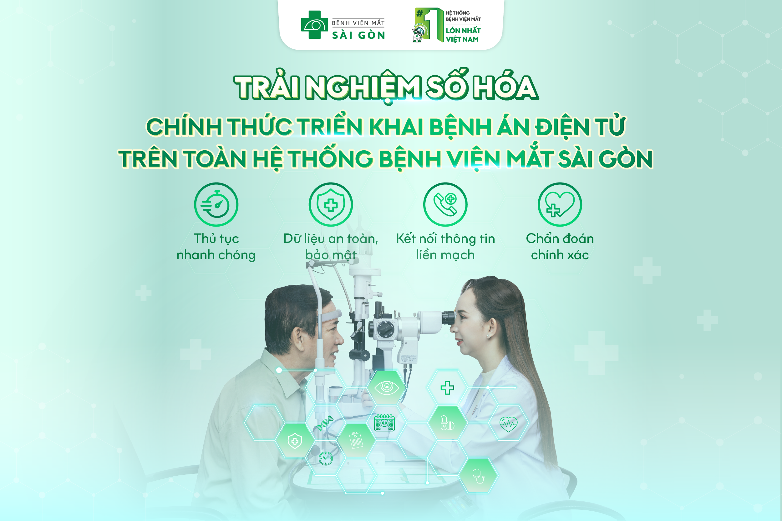 Triển khai bệnh án điện tử trên toàn Hệ thống Bệnh viện Mắt Sài Gòn
